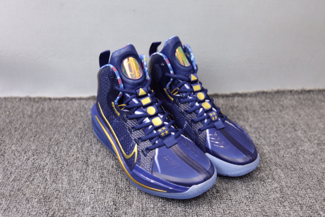 2022 NIKE AIR ZOOM G.T.JUMP EP Purple Black Gold Shoes